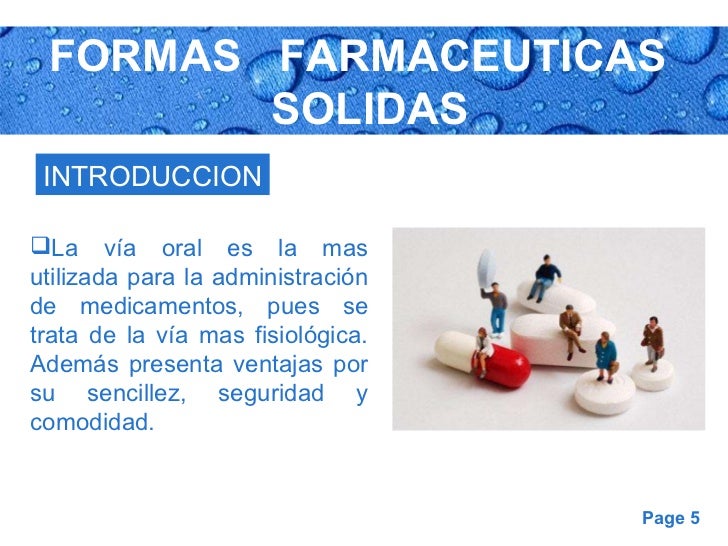 formas farmaceuticas solidas